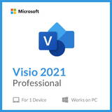 Microsoft Aplicatie Licenta Electronica Visio Professional 2021, All languages, ESD
