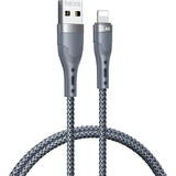 Cablu de Date USB cable - Lightning for charging and data transmission 2,4A 1m Silver