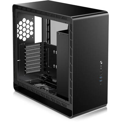 Carcasa PC Jonsbo UMX6 Midi-Tower - Negru