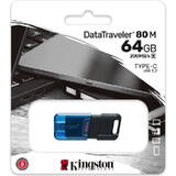 Memorie USB Kingston DT80M 64GB USB-C 3.0