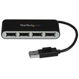 Hub USB StarTech 4 Port  USB 2.0 Black & Silver