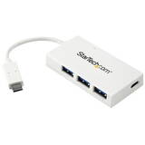 Hub USB StarTech 4 Port USB C  - C to C & A White