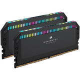 Memorie RAM Corsair Dominator Platinum RGB, DDR5 6400MHz, XMP 3.0, CL32 32 GB Dual-Kit, Negru