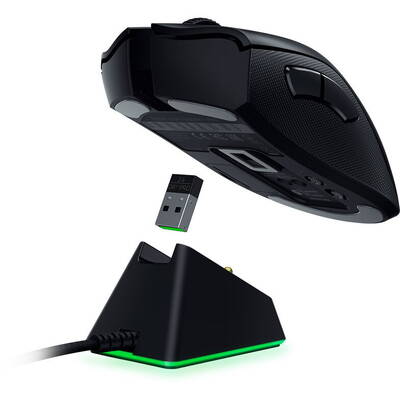 Mouse RAZER DeathAdder V2 Pro Wireless Gaming cu statie de incarcare