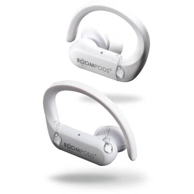 Casti Bluetooth Boompods Sportpods TWS White