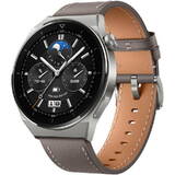 Smartwatch Huawei WATCH GT 3 Pro, Leather Strap, Gray