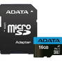 Card de Memorie ADATA Micro SDHC Premier Clasa 10 UHS-I 16GB + Adaptor SD