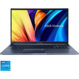 Laptop Asus 15.6'' Vivobook 15 A1502ZA, FHD, Procesor Intel Core i5-1240P (12M Cache, up to 4.40 GHz), 8GB DDR4, 512GB SSD, Intel Iris Xe, No OS, Quiet Blue
