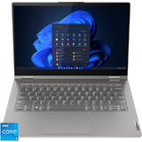 Ultrabook Lenovo 14'' ThinkBook 14s Yoga G2 IAP, FHD IPS Touch, Procesor Intel Core i5-1235U (12M Cache, up to 4.40 GHz, with IPU), 16GB DDR4, 512GB SSD, Intel Iris Xe, Win 11 Pro, Mineral Grey