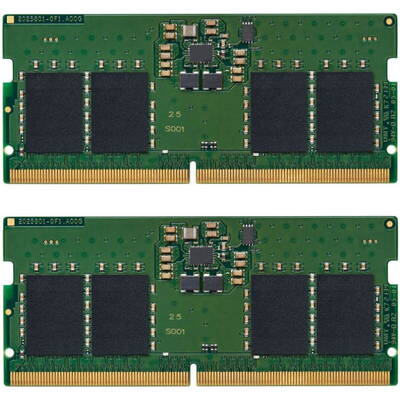 Memorie Laptop Kingston ValueRAM, 32GB, DDR5, 5600MHz, CL46, 1.1v, Dual Channel Kit