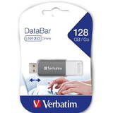 Memorie USB VERBATIM DataBar 49456, 128GB, USB 2.0, Gray