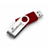 MR907-RED, 4GB, USB 2.0, Red-Silver