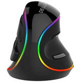 Mouse Delux Gaming vertical M618 Plus Negru RGB