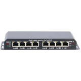 Switch EXTRALINK POE 8-7 PORT 24V 90W WITH POWER SUPPLY 24V 2.5A