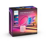 Banda LED RGB Hue Gradient pentru PC, 3 monitoare 24-27 inch, 20W, 1200 lm, lumina alba si color, 187.5cm, Consola Hue Bridge inclusa, Negru