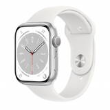 Watch S8 GPS 41mm Silver Aluminium Case with White Sport Band - S/M