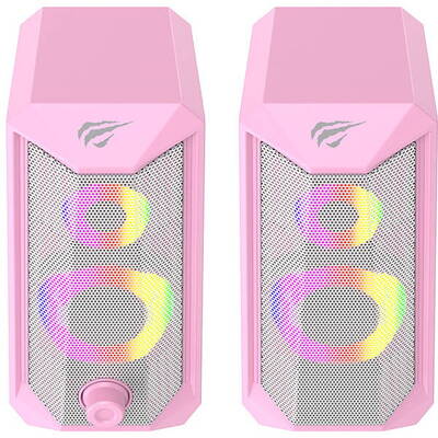 Boxe Havit SK202 Computer 2.0 RGB (pink)
