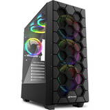 Carcasa PC Sharkoon RGB Hex Black