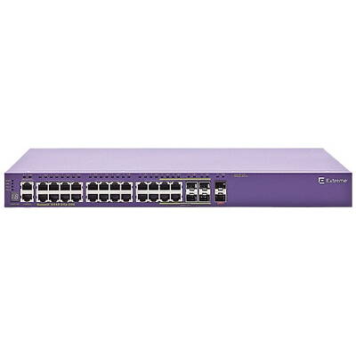 Switch Extreme Networks X440-G2-24P-10GE4/10/100/1000BASE-T POE+FSFP CB IN