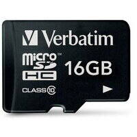 Card de Memorie VERBATIM Micro SDHC 16GB Clasa 10