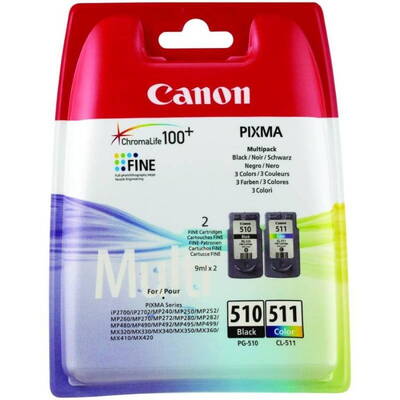 Cartus Imprimanta Canon PG-510 + CL-511 Black, Color