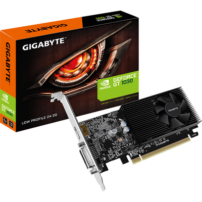Placa Video GIGABYTE GeForce GT 1030 D4 2GB DDR4 64-bit Low Profile