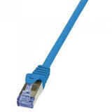 LOGILINK - Patch Cablu Cat.6A 10G S/FTP PIMF PrimeLine 0,25m albastru