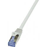 LOGILINK - Patchcord Cablu Cat.6A 10G S/FTP PIMF PrimeLine 0,25m gri