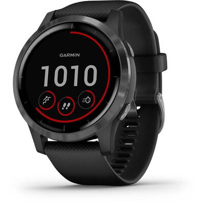 Smartwatch Garmin Vivoactive 4, negru, curea silicon negru, GPS + HR
