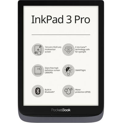 eBook Reader PocketBook Inkpad 3 Pro Metallic Grey