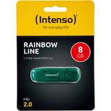 Memorie USB Intenso 12x1 Rainbow Line 8GB USB 2.0
