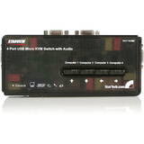 Switch KVM StarTech SV411KUSB 4 PORT USB SWITCH + AUDIO/IN