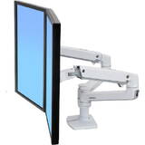 Suport TV / Monitor Ergotron 45-491-216 LX DUAL SIDE-BY-SIDE ARM WHITE/27IN 18.1KG LIFT 33 MIS-D 10Y WA
