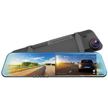 Camera Auto Xblitz Mirror View - video Dual fata/spate, oglinda LCD 5.0 Full HD, Negru