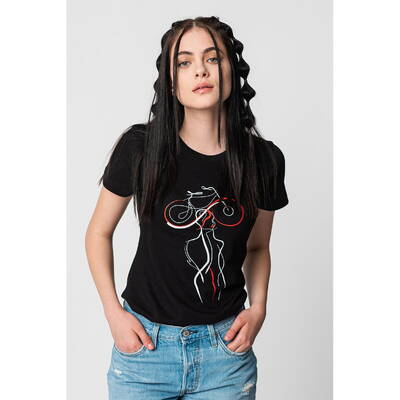 Pegas TRICOU CASUAL F DOAMNA BLACK-L