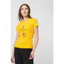 TRICOU CASUAL F CAL PEGAS YELLOW-XS
