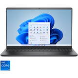 Laptop Dell 15.6'' Vostro 3520 (seria 3000), FHD 120Hz, Procesor Intel Core i7-1255U (12M Cache, up to 4.70 GHz), 8GB DDR4, 512GB SSD, Intel Iris Xe, Win 11 Pro, Carbon Black, 3Yr ProSupport