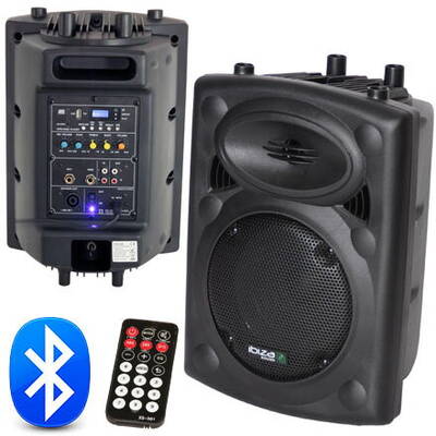 Boxe Ibiza Sound ACTIVA 8"/20CM USB/MP3/TELECOMANDA/BLUETOOTH