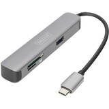 USB-C ,5-Port,4K/30Hz, HDMI/2xUSB-4/SD/MicroSD