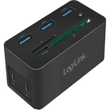 Docking Station Logilink USB 3.2 (G1)  HDMI,10-Port,PD4,schw.