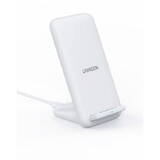 INCARCATOR wireless Qi 15W, "CD221" compatibilitate smartphones, 2 in 1 stand + incarcator wireless, cablu Type-C 1m inclus, alb "80576" - 6957303885763