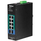 Switch TRENDnet 10-port Industrial Gbit PoE+ L2 metall IP30