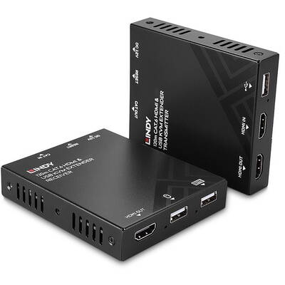 Switch KVM Lindy 120m Cat.6 HDMI 4K30 & USB Extender