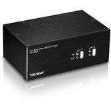 Switch KVM TRENDnet 2-Port Displayport mit Audio USB 2.0 Hub