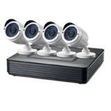 Camera Supraveghere Level One CCTV 4-Kanal Fix Out H.264 IR 4xCam inkl.