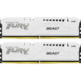FURY Beast White 64GB DDR5 6000MHz CL36 Dual Channel Kit