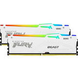 FURY Beast RGB White 64GB DDR5 6000MHz CL36 Dual Channel Kit