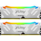 Memorie RAM Kingston FURY Renegade White RGB 64GB DDR5 6000MHz CL32 Dual Channel Kit