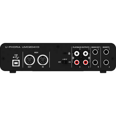 BEHRINGER Interfata Audio UMC204HD supplementary music equipment