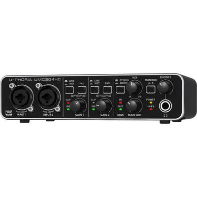 BEHRINGER Interfata Audio UMC204HD supplementary music equipment